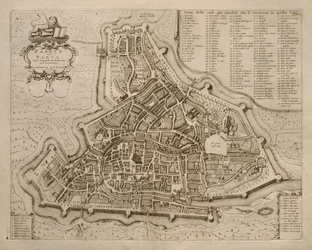 Map of Padua, from 